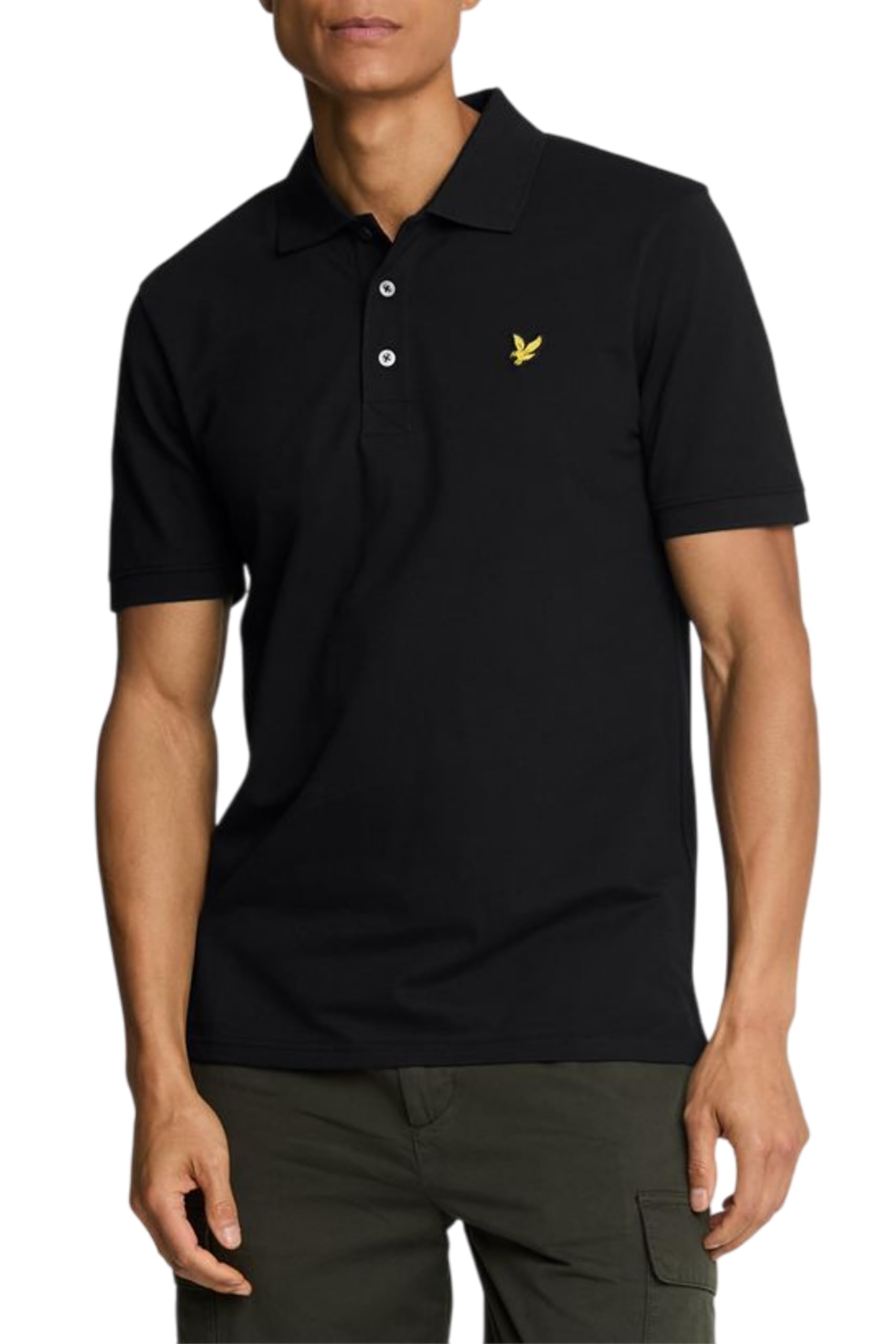 Lyle & Scott Plain Polo Shirt - Black