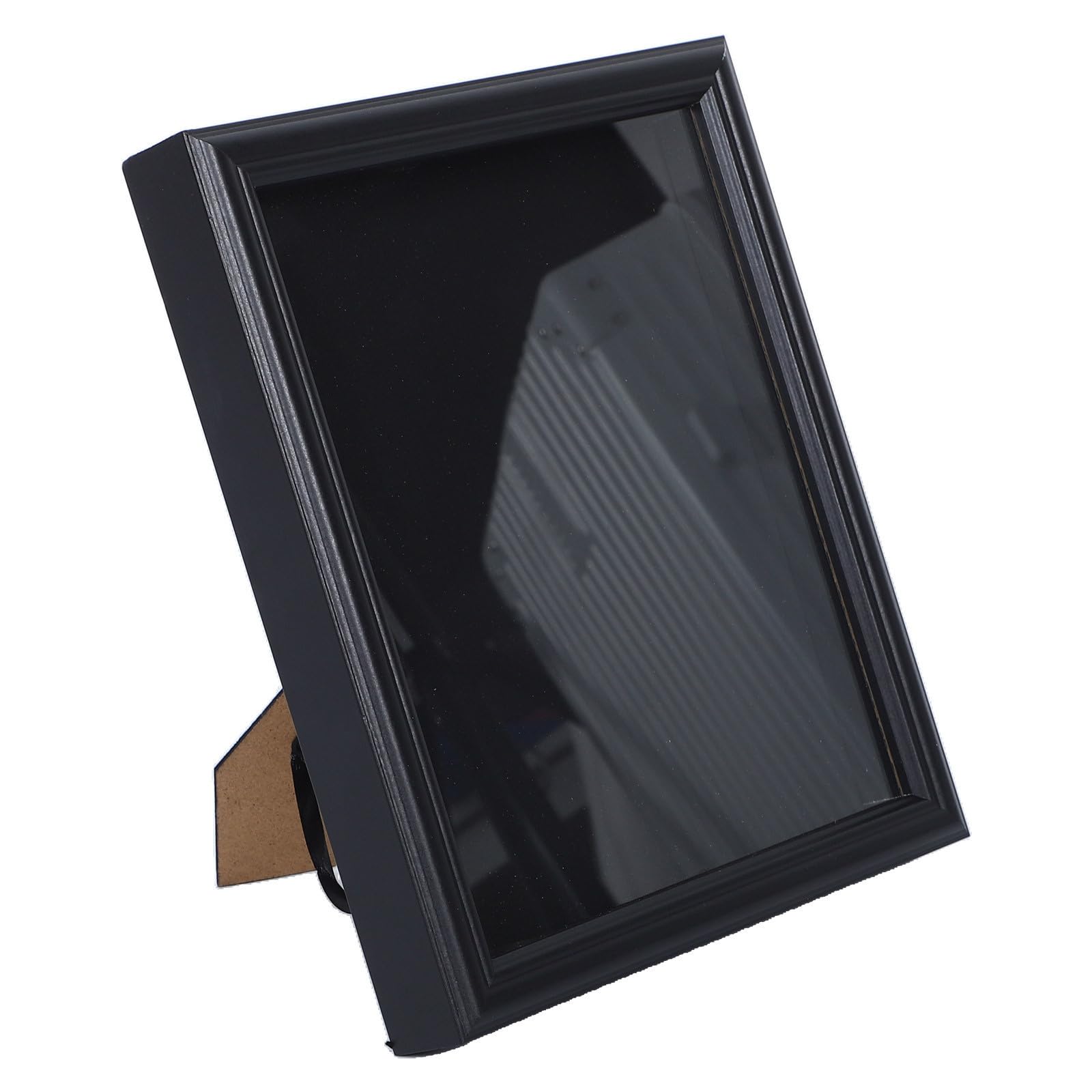Vitrine en bois noire de prestige FOMIYES cadre élégant pour drapeau de mémoire