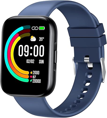 ANCwear Reloj inteligente, reloj de seguimiento de actividad física con frecuencia cardíaca 247, contador de pasos y monitor de sueño, reloj disponible en Yaxa Colombia