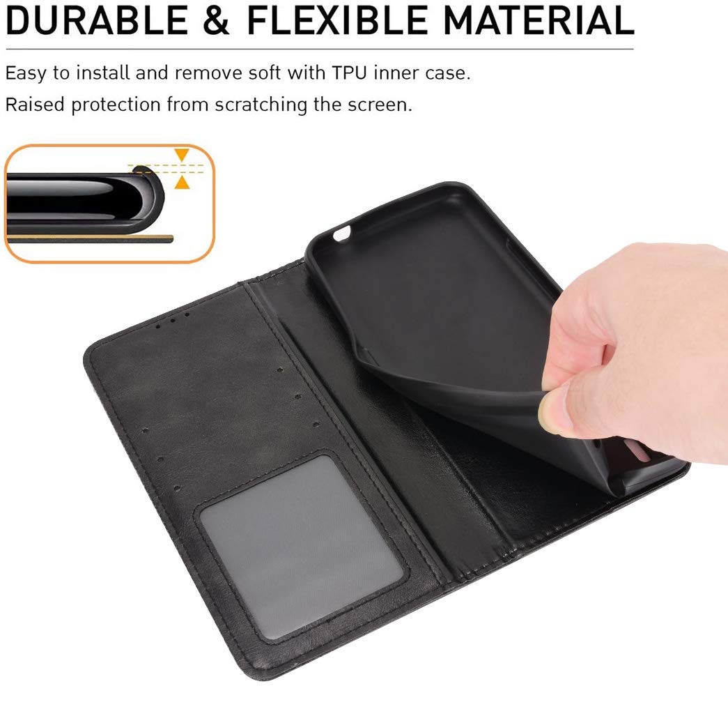 HAOYE Leather Folio Cover per Huawei Honor 200 Pro