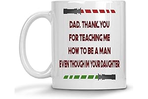 Elegant Coffee Cup That Honors Dad's Priceless Lessons