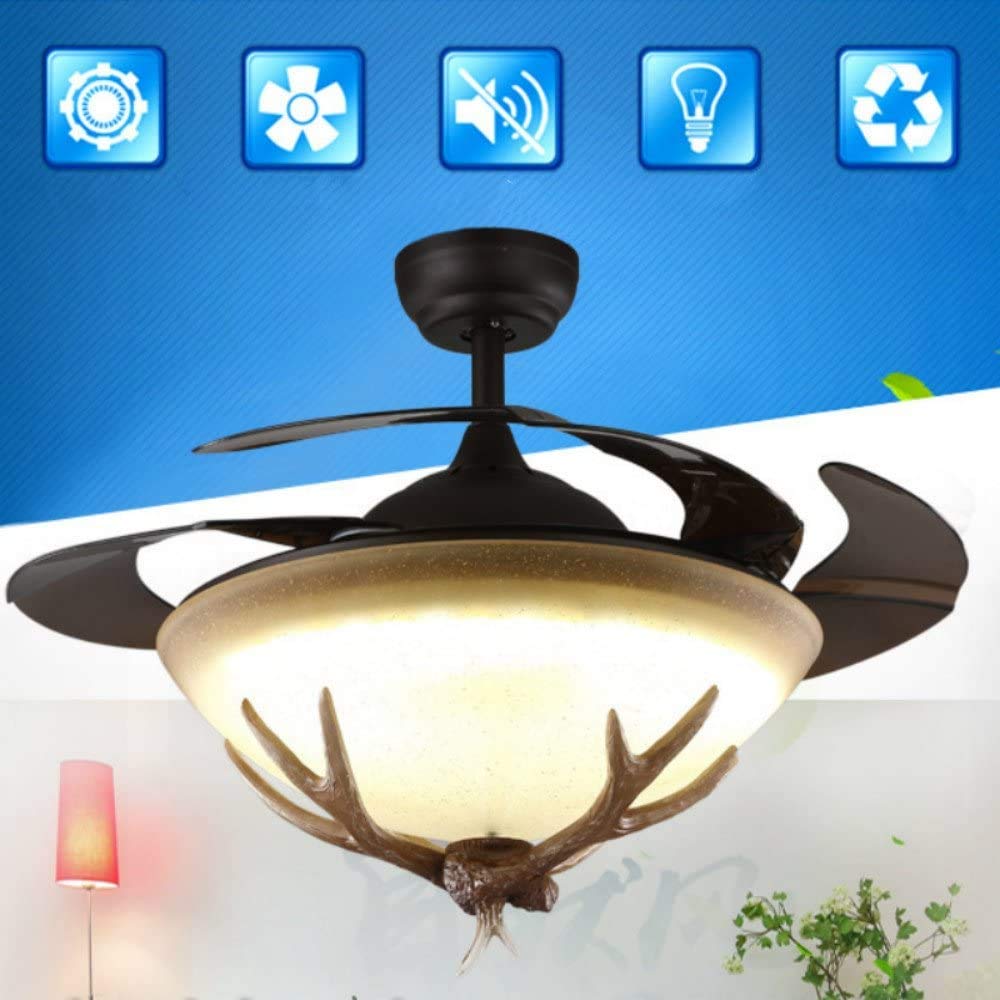 Lighting Groups 42” Invisible Reversible Ceiling Fan with LED