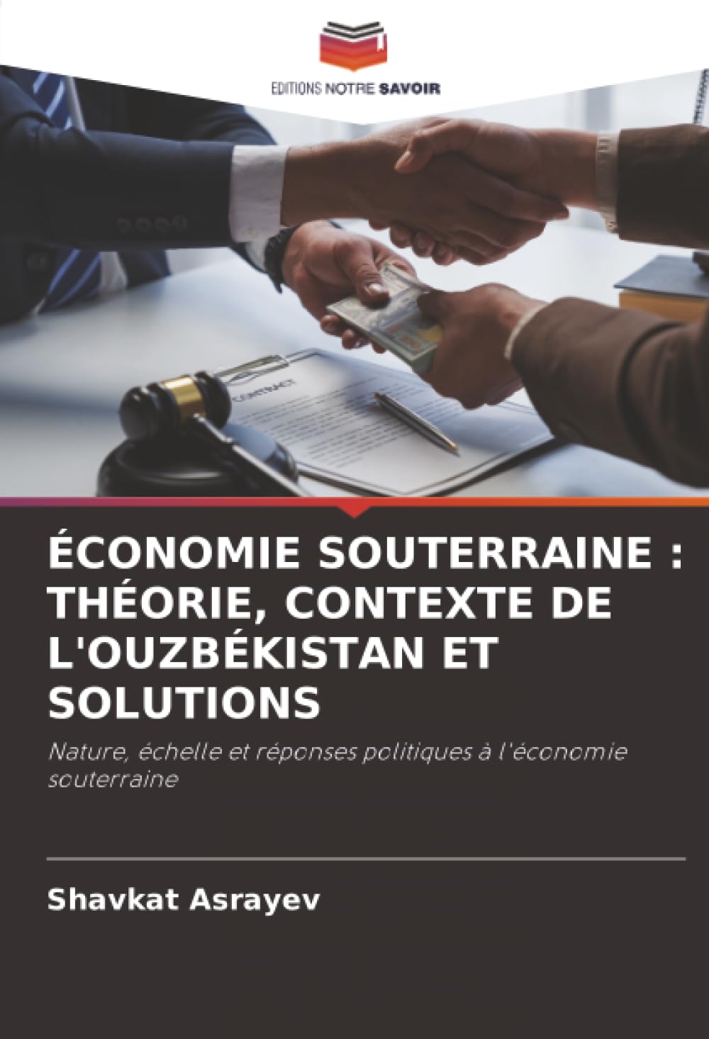 ÉCONOMIE SOUTERRAINE : THÉORIE, CONTEXTE DE L'OUZBÉKISTAN ET SOLUTIONS: Nature, échelle et réponses politiques à l'économie souterraine
