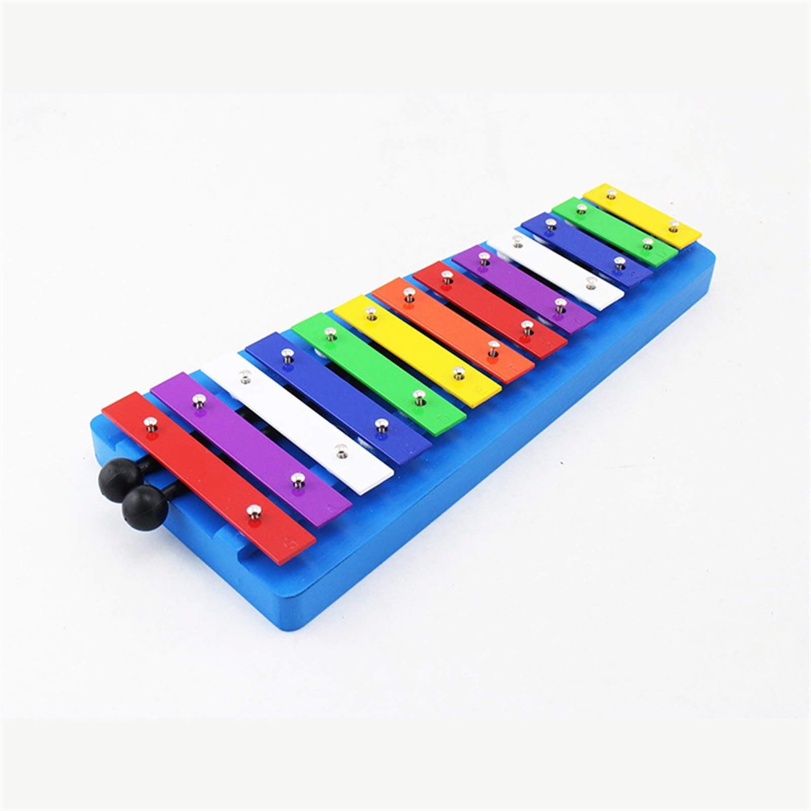 13 Toni Blu Base Piastra in Alluminio Glockenspiel Xilofono Pratico Strumento A Percussione Glockenspiel Strumento A Percussione