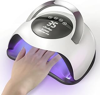 UV Light for Nails 168W - Easkep 42 Beads UV LED Nail Lamp Nail Dryer for Gel Polish Professional Curing Lamp with 4 Timer Settings Auto Sensor for Salon and Home Use
