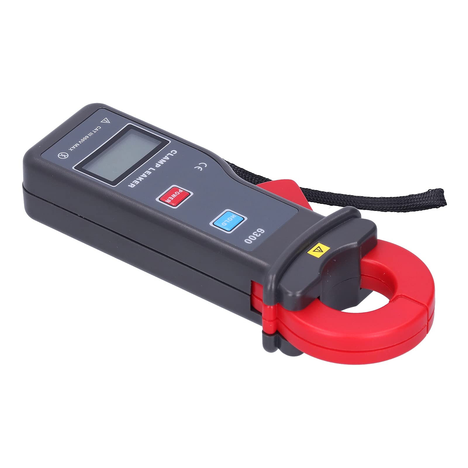ETCR 6300 Probador de Corriente Pinza Amperimétrica, Pinza Amperimétrica de Alta Precisión Medidor de Corriente de Fuga Multímetro 0 MA‑60 A Tamaño de Abrazadera 25 Mm × 30 Mm