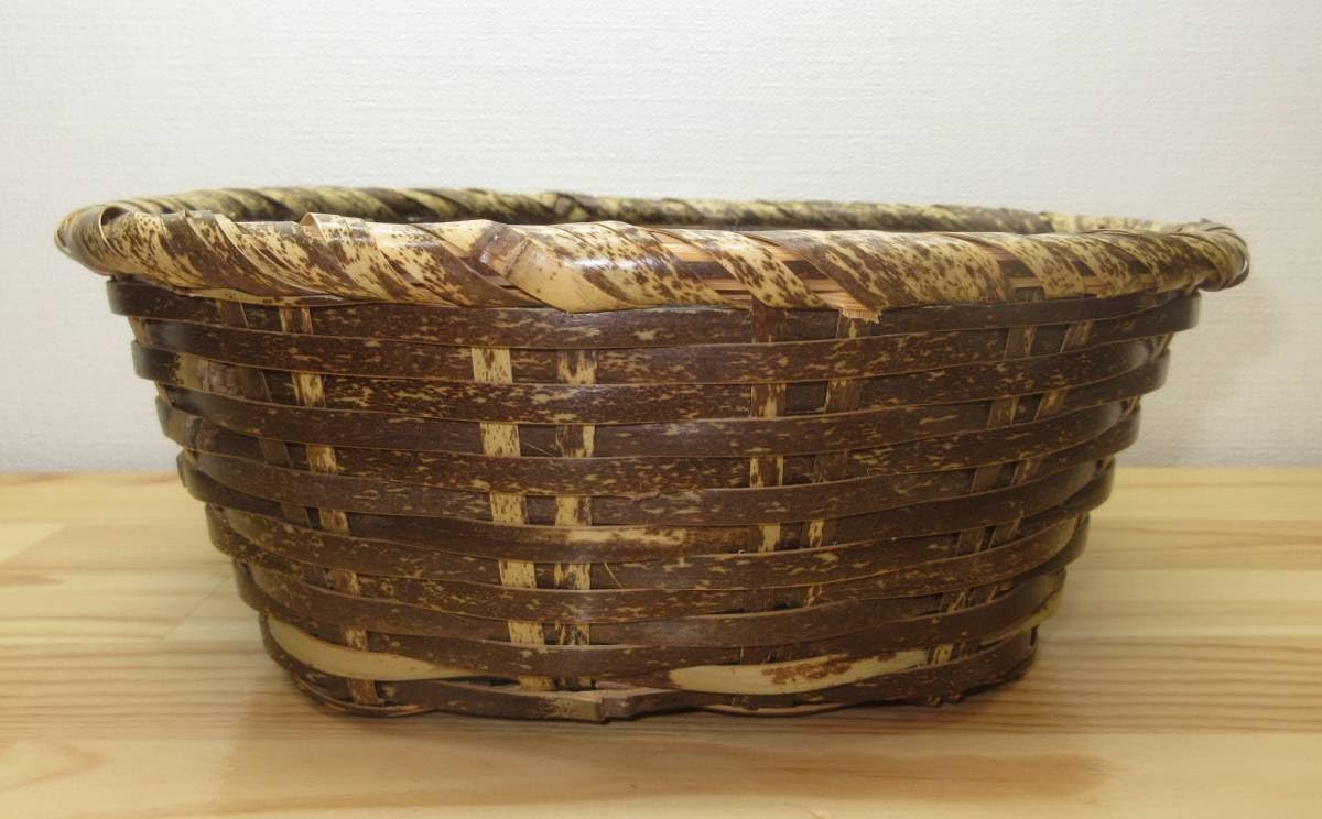 Amazon.co.jp: 逢絢亭茶道具 水屋道具 炭斗 さざえ籠 風炉用 木製 紙箱