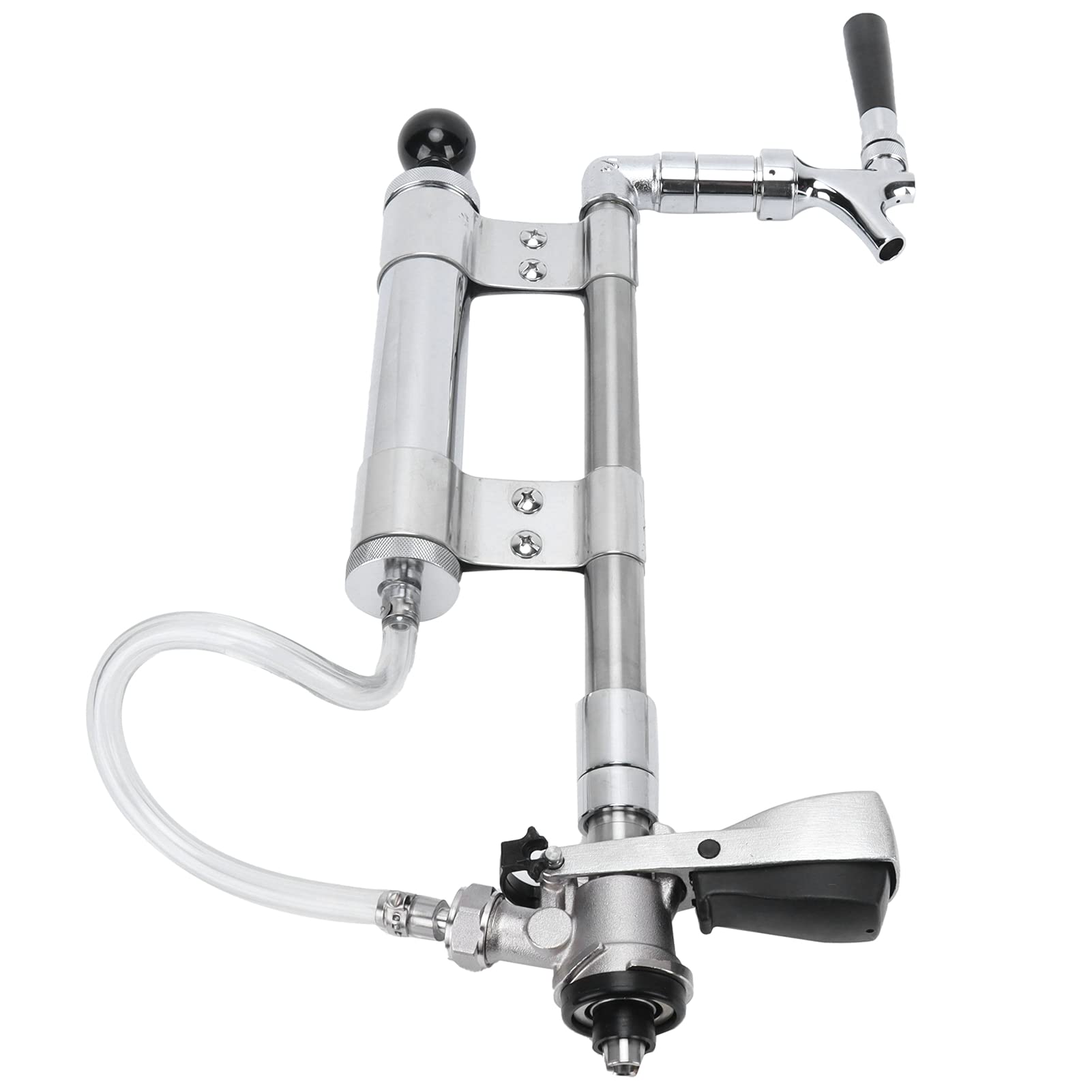 Kit de Bomba Presurizadora para Barril de Cerveza, Dispensador de Grifo de Cerveza de Latón y Acero Inoxidable de Alta Calidad con Accesorios para de Barril, Fácil de