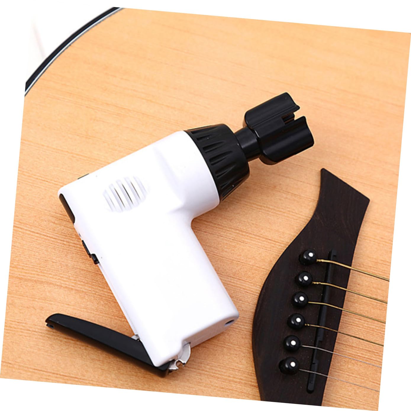 Enrollador de Cuerdas para Guitarra Multifuncional Blanco Abs