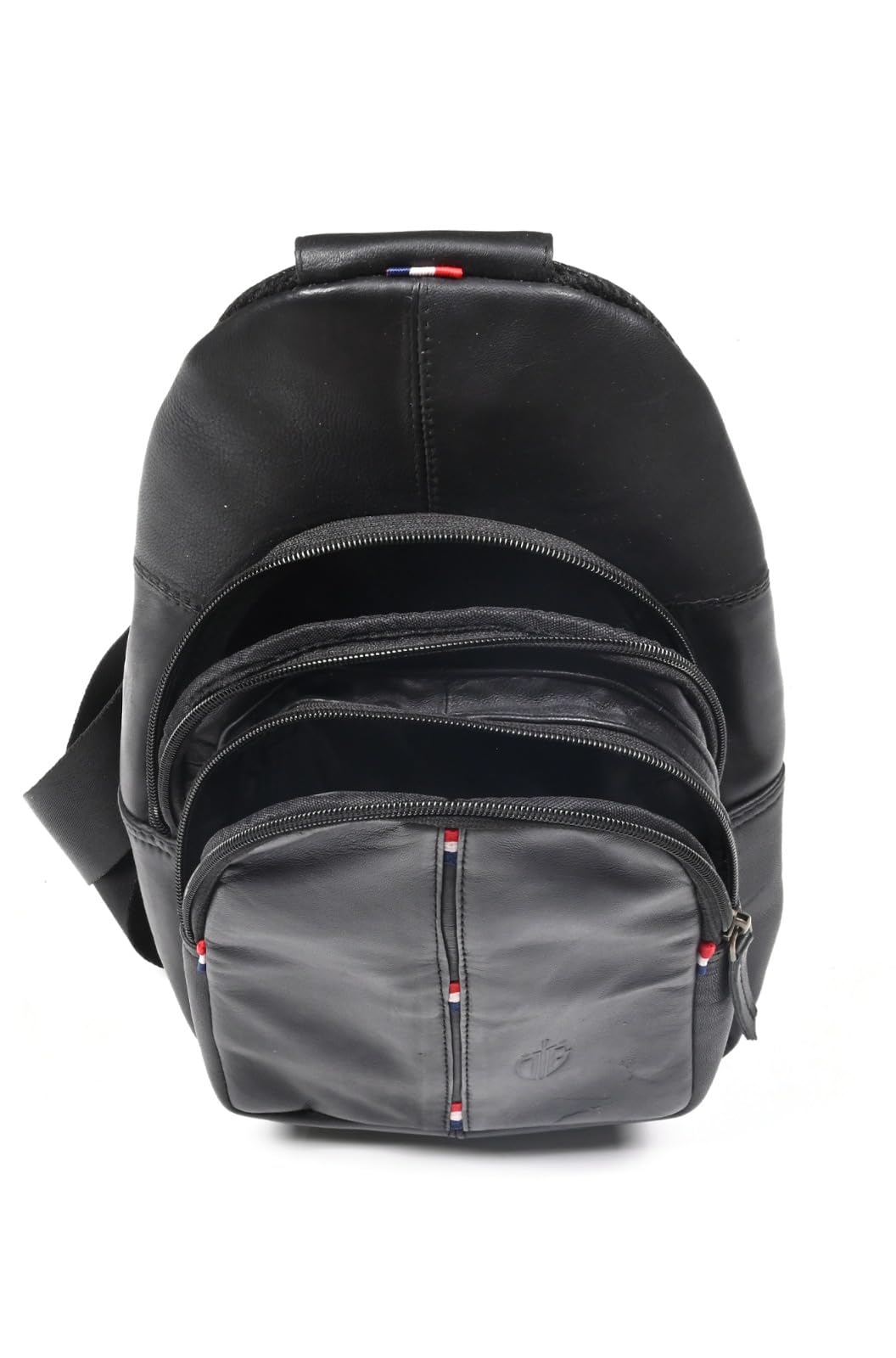 Genuine Leather Crossbody Bag for Men & Women Executive Chest Shoulder Bag for Office Business Travel Daily Stylish Adjustable Strap The Travel Adventure Perfect with Multi-Pocket Organization 2