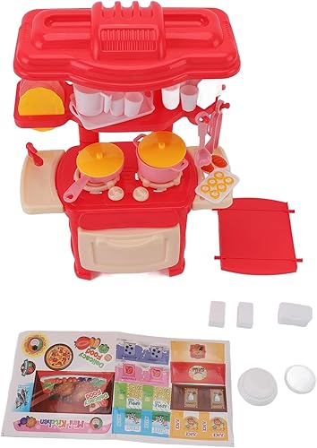 Miniatura 5 de Fdit Juego de cocina en miniatura para niños pequeños, juego completo de utensilios de cocina para niños y niñas, juguetes de cocina de simulación