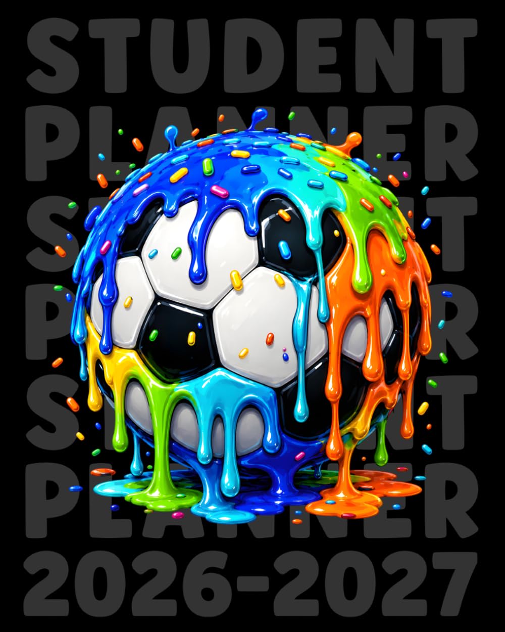 Student Planner 2026-2027: Soccer Drip Academic Agenda With Dated Weekly and Monthly Spreads, Homework Organizer, Assignment Tracker, Class Schedule, ... School Students | Great for Boys and Teens