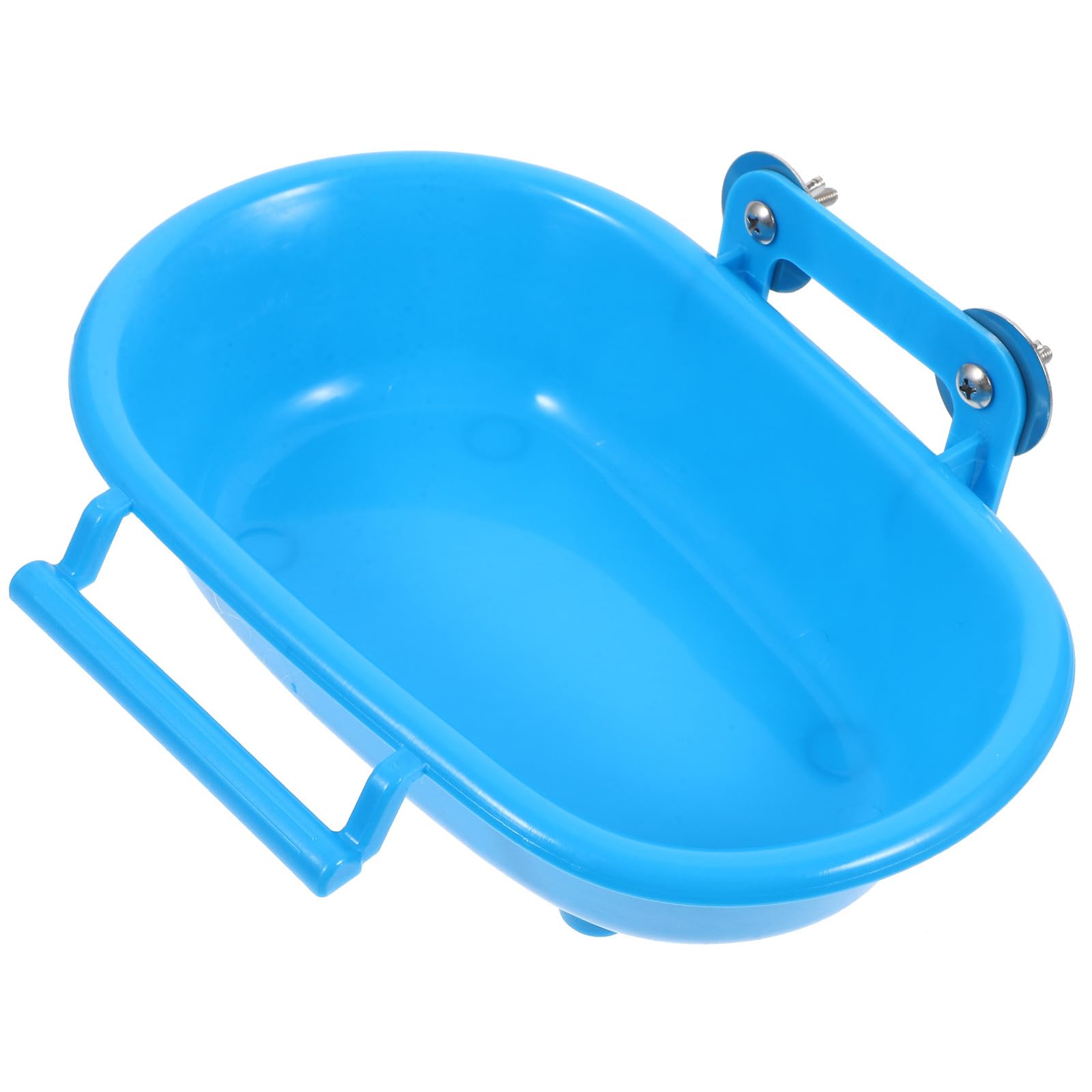 DINHEAROM Cuenco de Baño Colgante para Pájaros, Bañera para Jaulas Interiores, Accesorio Multifuncional de PP para Periquitos y Aves Pequeñas
