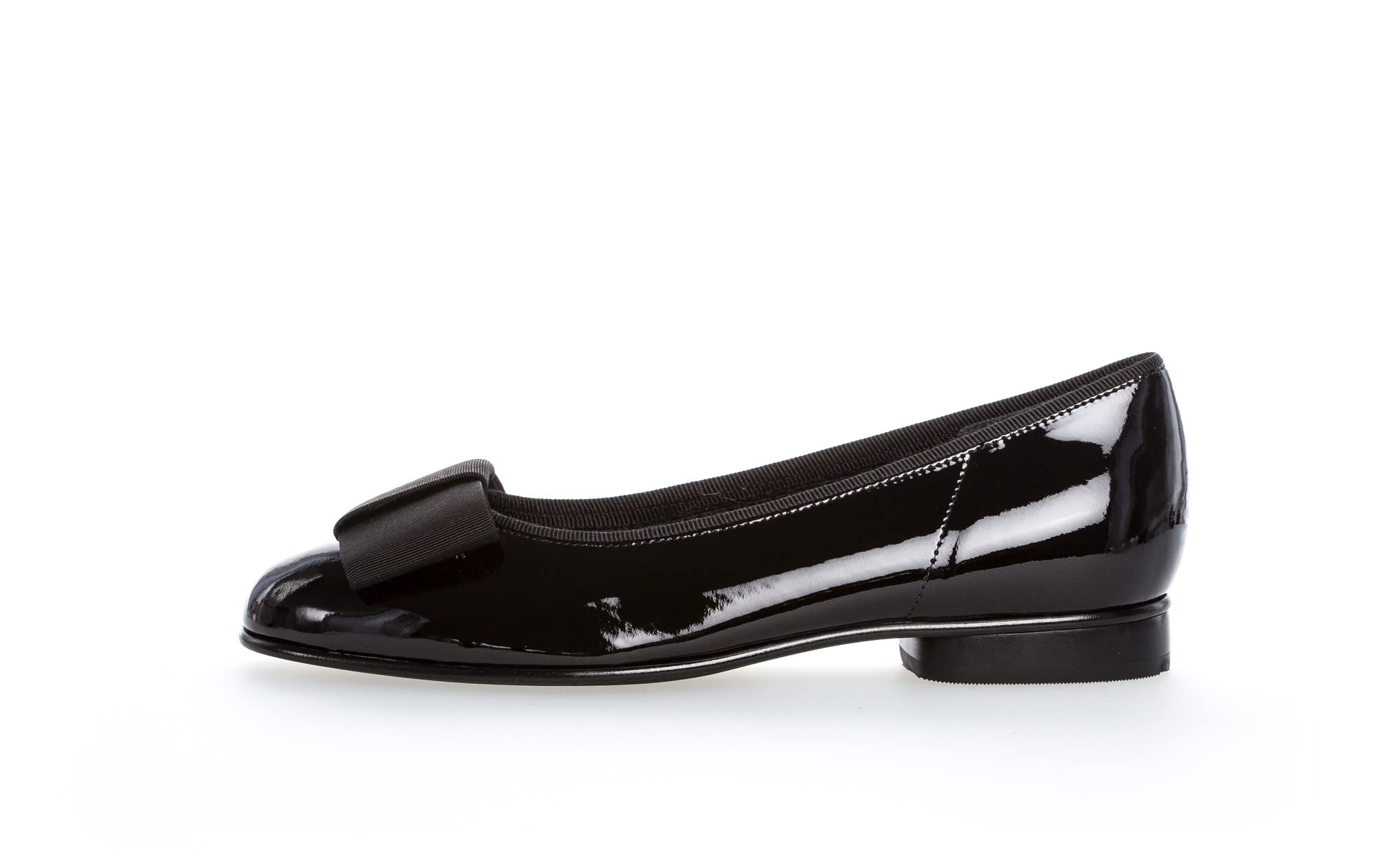 Gabor Women's Shoes-05.100. Ballet Shoes, Black Black Patent, 8