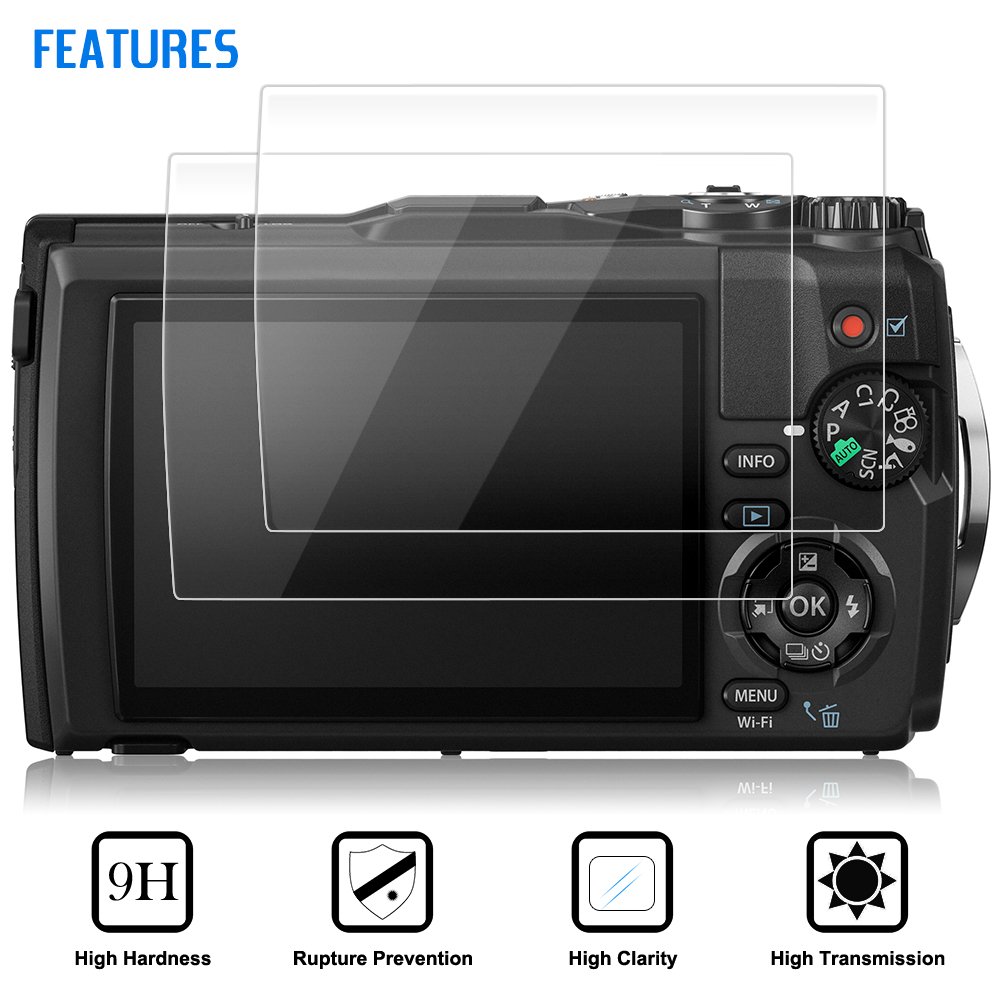 Amazon | Olympus Tough TG-5 red 専用 液晶保護フィルム AFUNTA