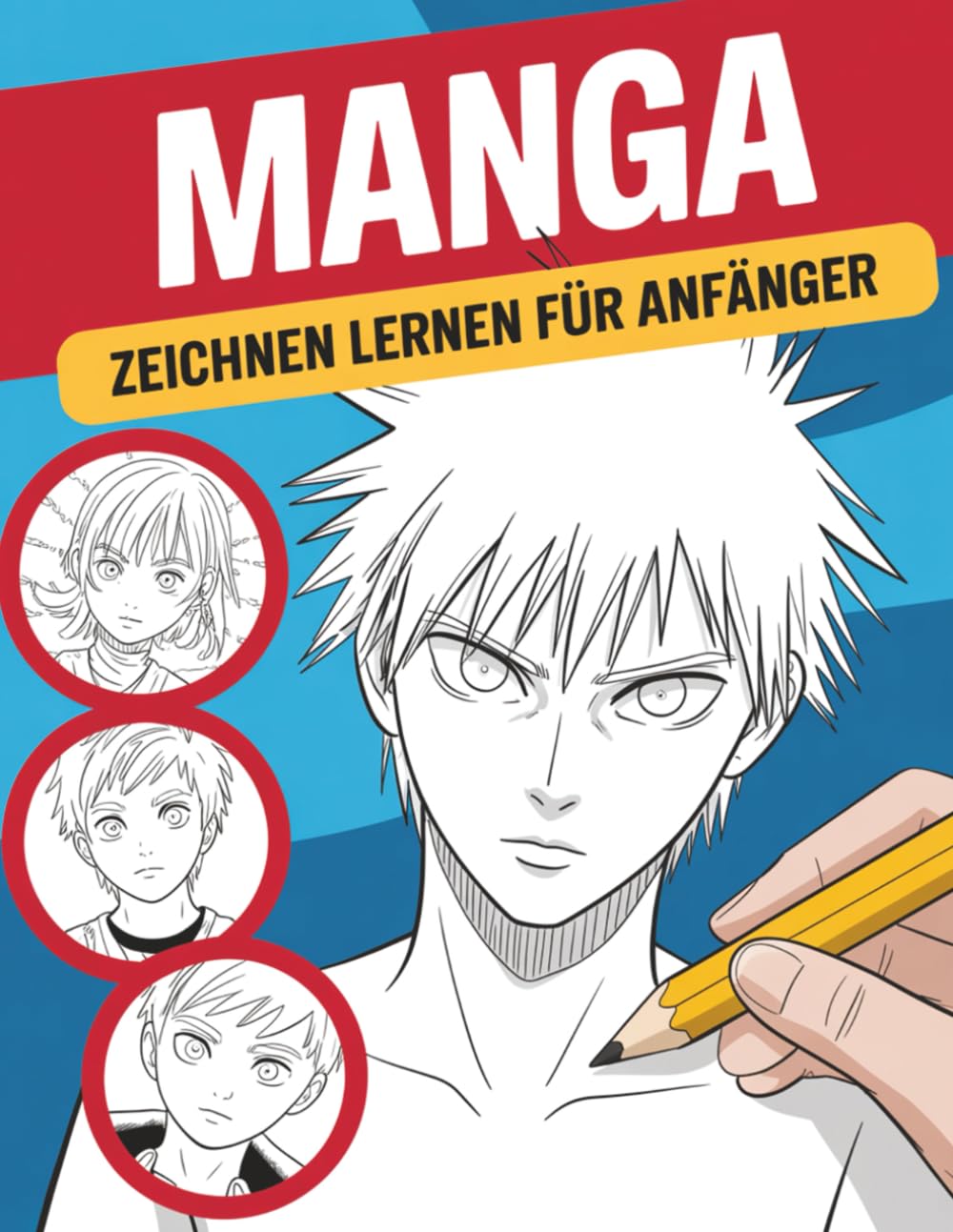 Manga Zeichnen Lernen Für Anfänger: Dein visueller Ratgeber für Anime- & Manga-Charaktere – Schritt für Schritt zum eigenen Stil