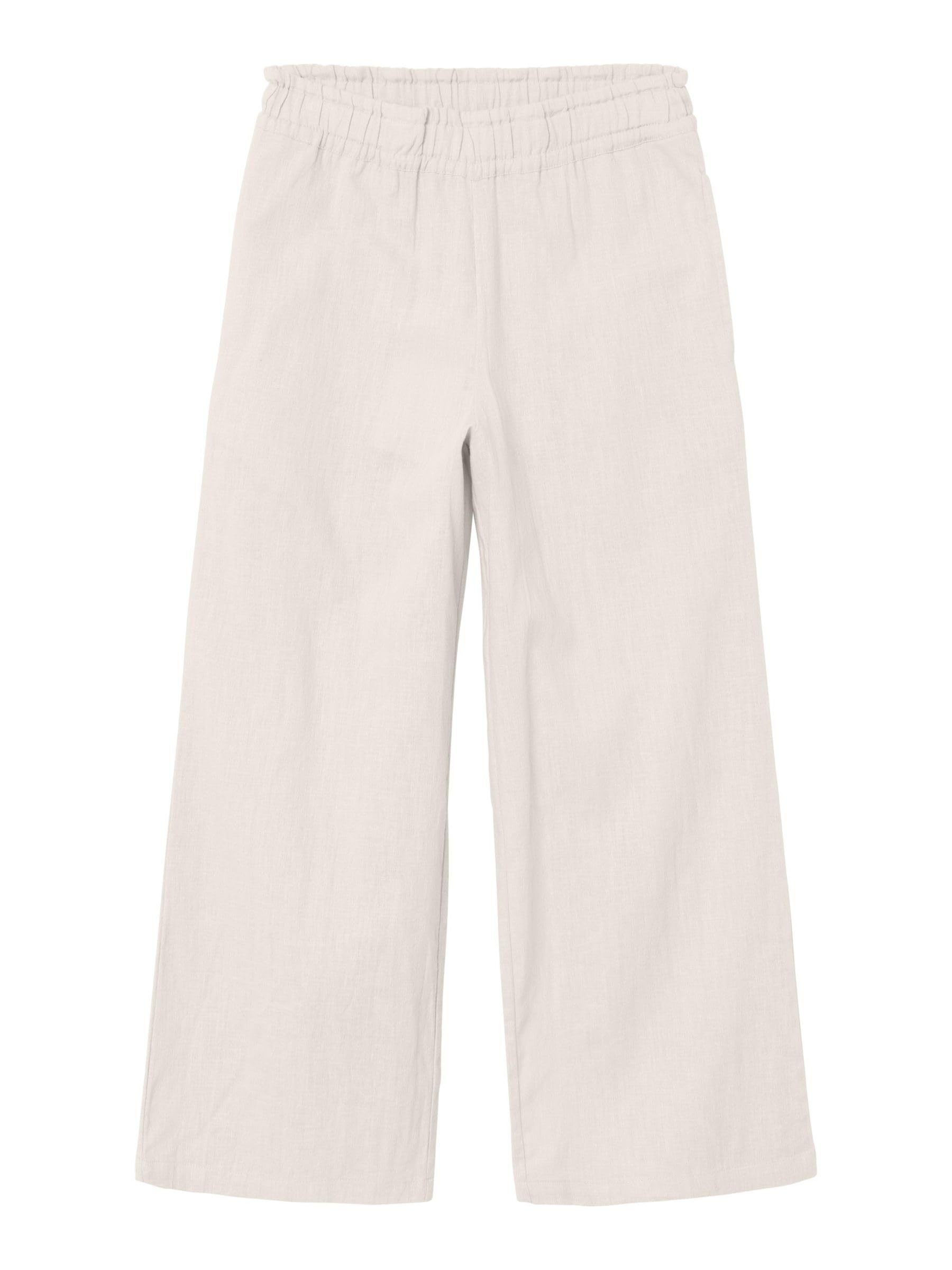 Pantalones de tela niñas NAME IT de pierna ancha para paseos y eventos veraniegos 6