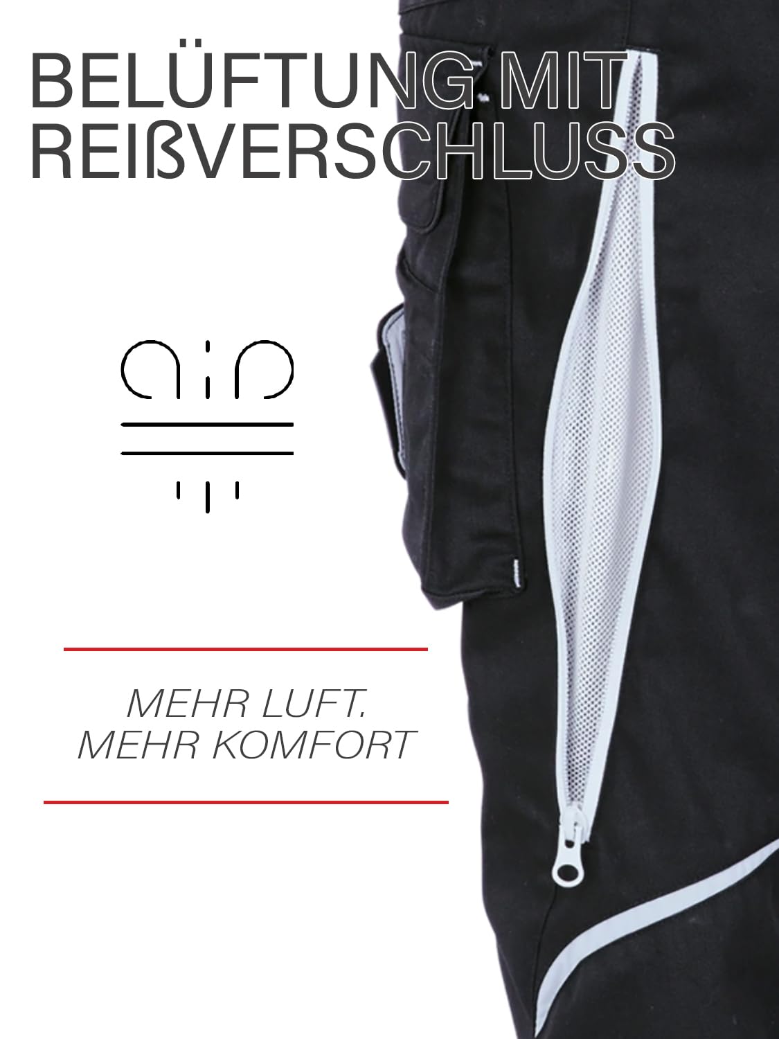engelbert Strauss 65561 Bundhose e.s.Motion 2020 schwarz/Platin Größe 52