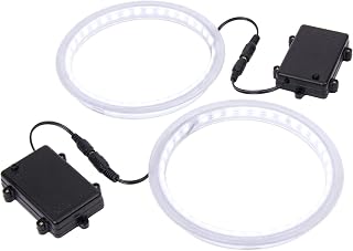 GoSports Cornhole Light Up LED Ring Kit 2pc Set - Red, White or Blue - Compatible with All Cornhole Games