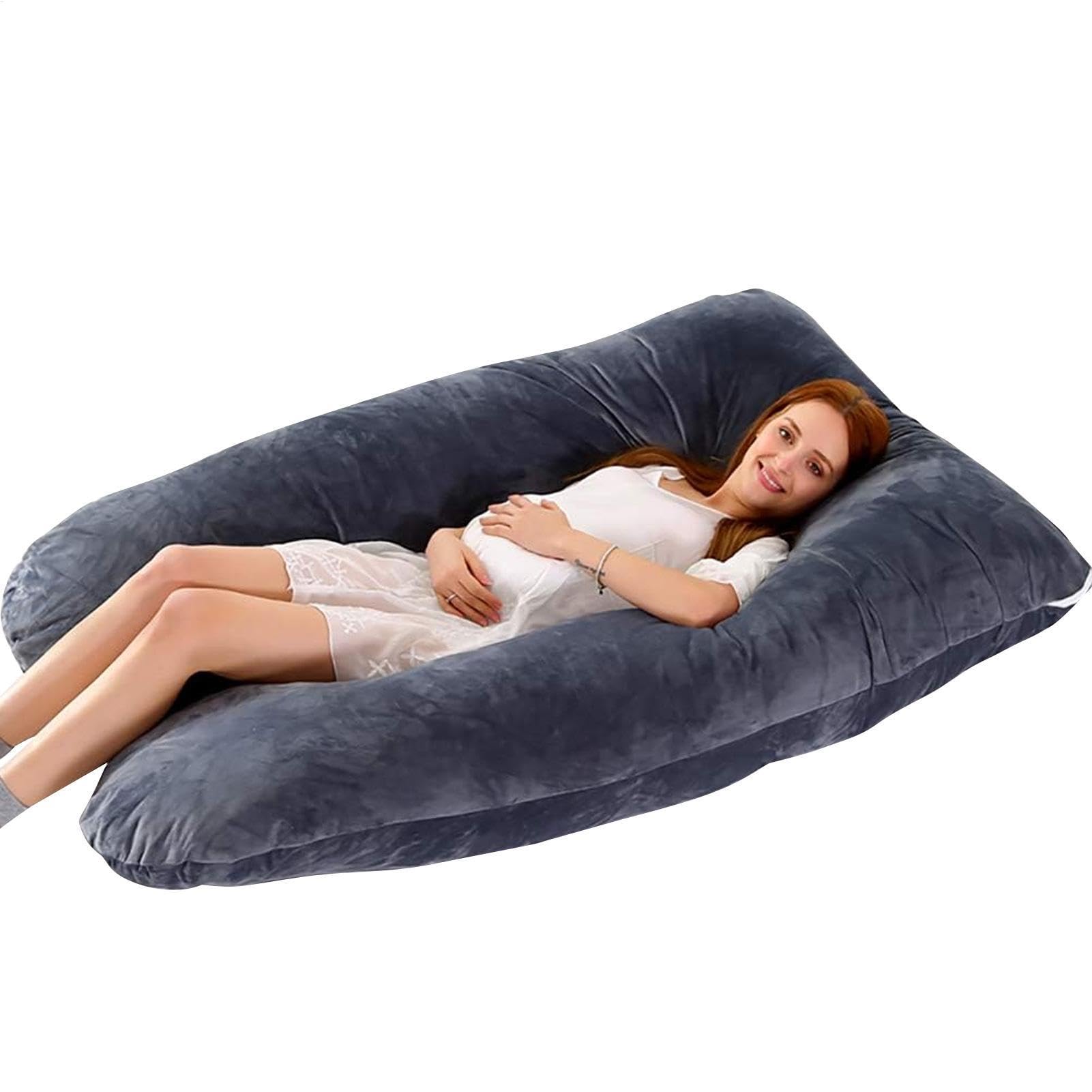 Almohada de cuerpo entero, almohada para de lado, almohada de embarazo en