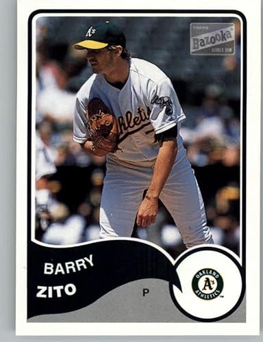 2003 Bazooka #75 Barry Zito NM-MT Oakland Athletics Baseball MLB