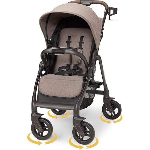 Graco Merge Stroller - Swivel Wheel Baby Stroller with 360-Degree Rotating Wheels