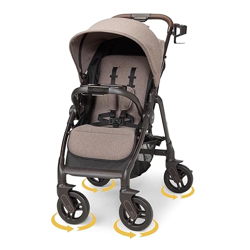 Miniatura 8 de Sistema de viaje Graco Merge - Combo de cochecito de bebé y asiento para automóvil con ruedas giratorias, sistema de viaje con ruedas que giran 360