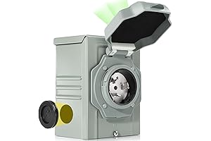 50 Amp RV Power Inlet Box