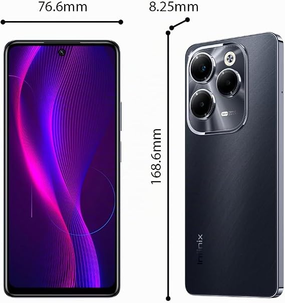 infinix hot 40 per smartphone black 8 256 gb