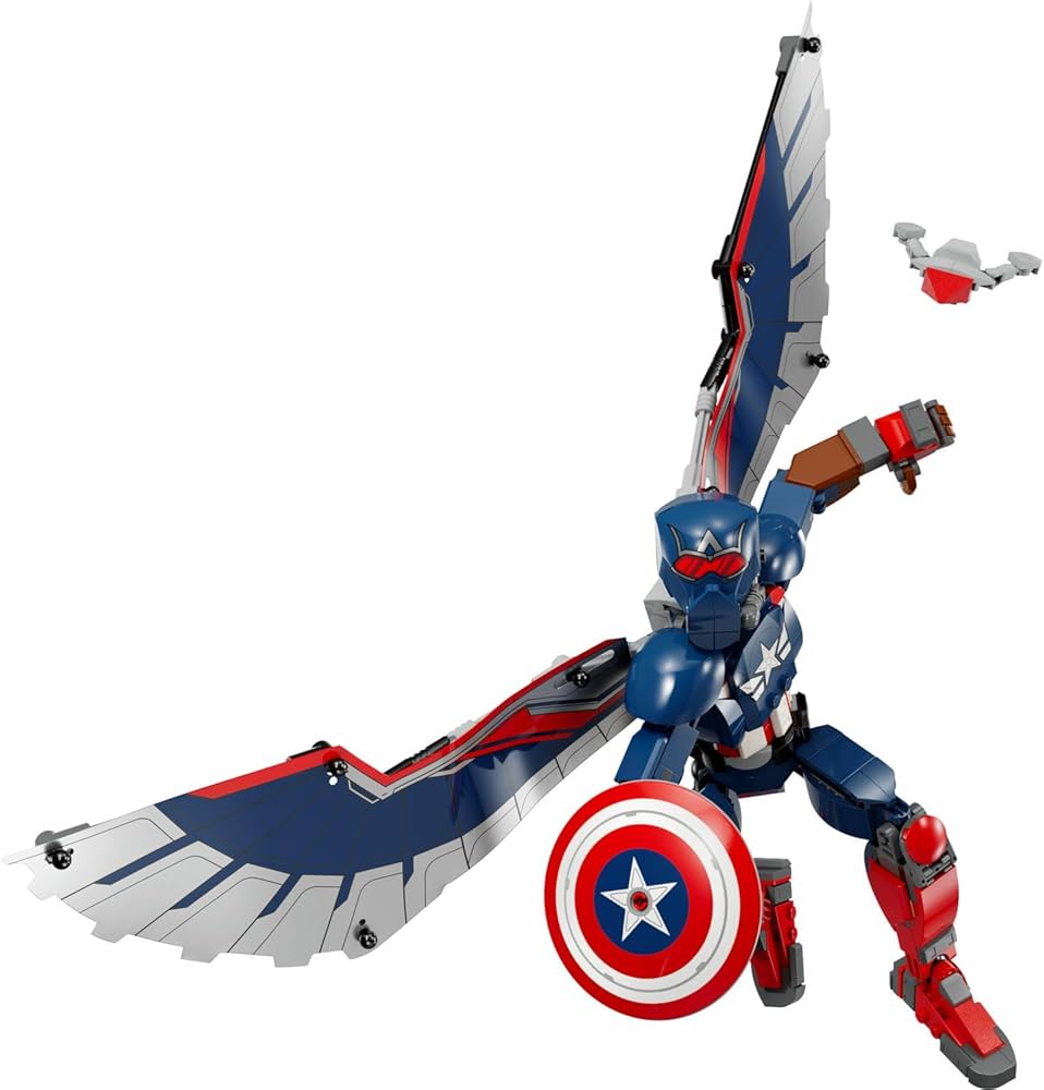 LEGO | Marvel Yeni Kaptan Amerika Yapım Figürü 76296 8 Yaş ve