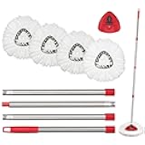 O-Cedar Spin Mop Replacement Head Set with Base and 30