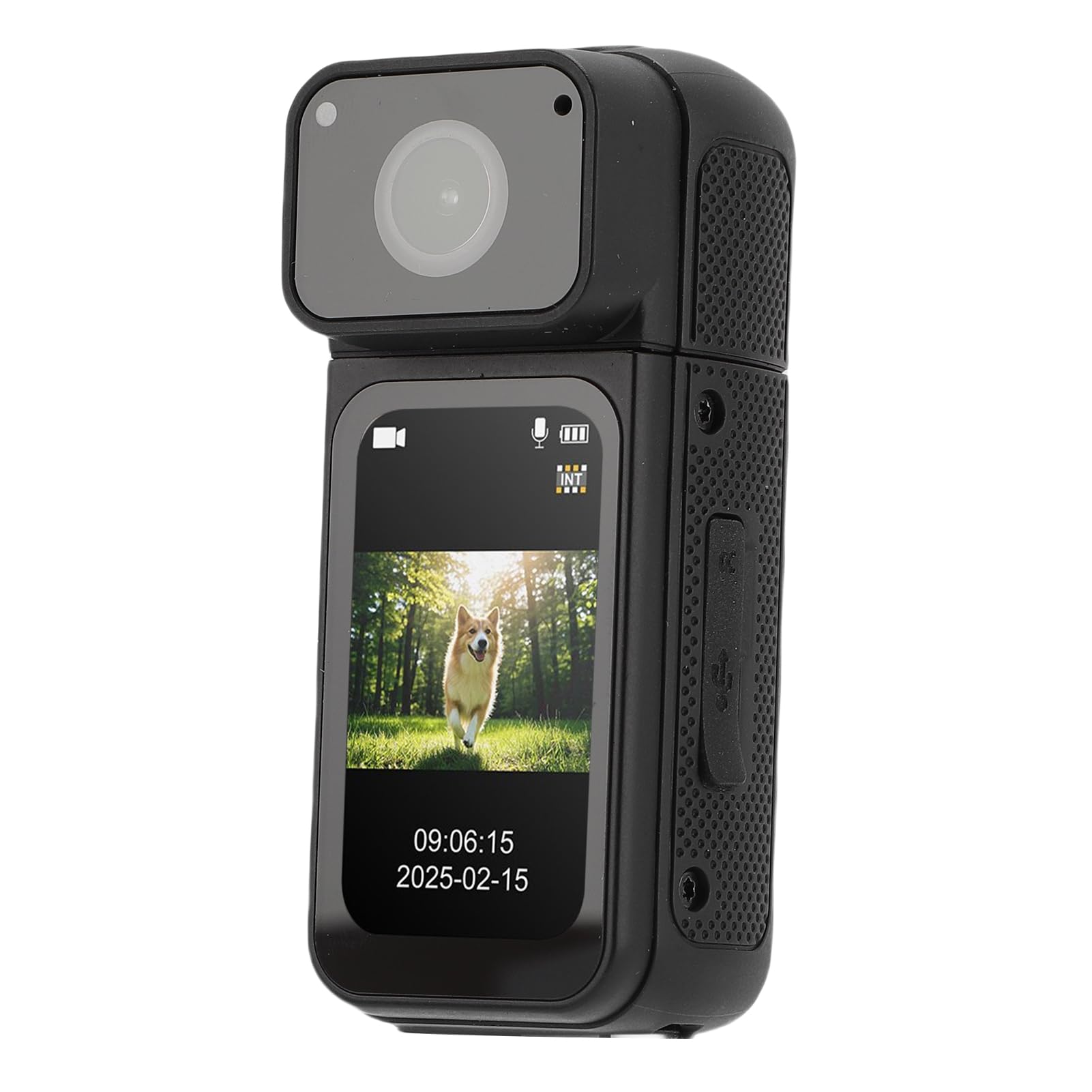 Body Worn Camera 2.7K HD, with Magnetic Lanyard, 170° Lens 100Min Recording, Wearable for Daily Use (Black)-picture-30