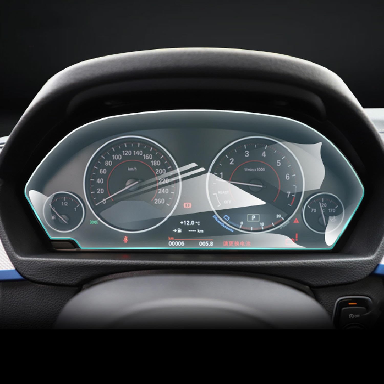 Amazon | LAVIYE 車のインテリアフィルム透明TPUスピードメーター 
