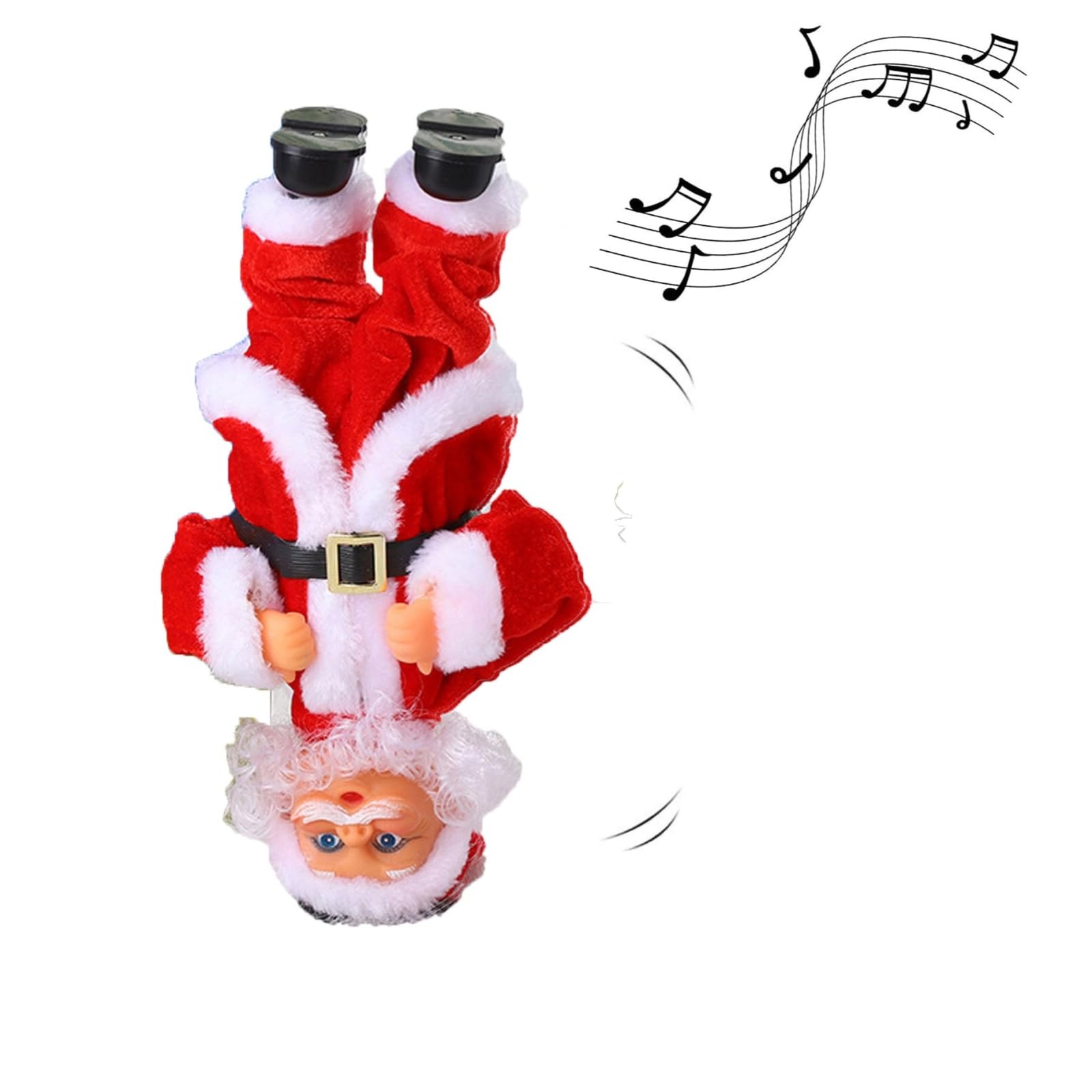 Twerking Santa Claus, Booty Shaking Walking Circle Santa, Claus Singing and Dancing, Christmas Toys, Xmas Electric Dolls for English Song (G)