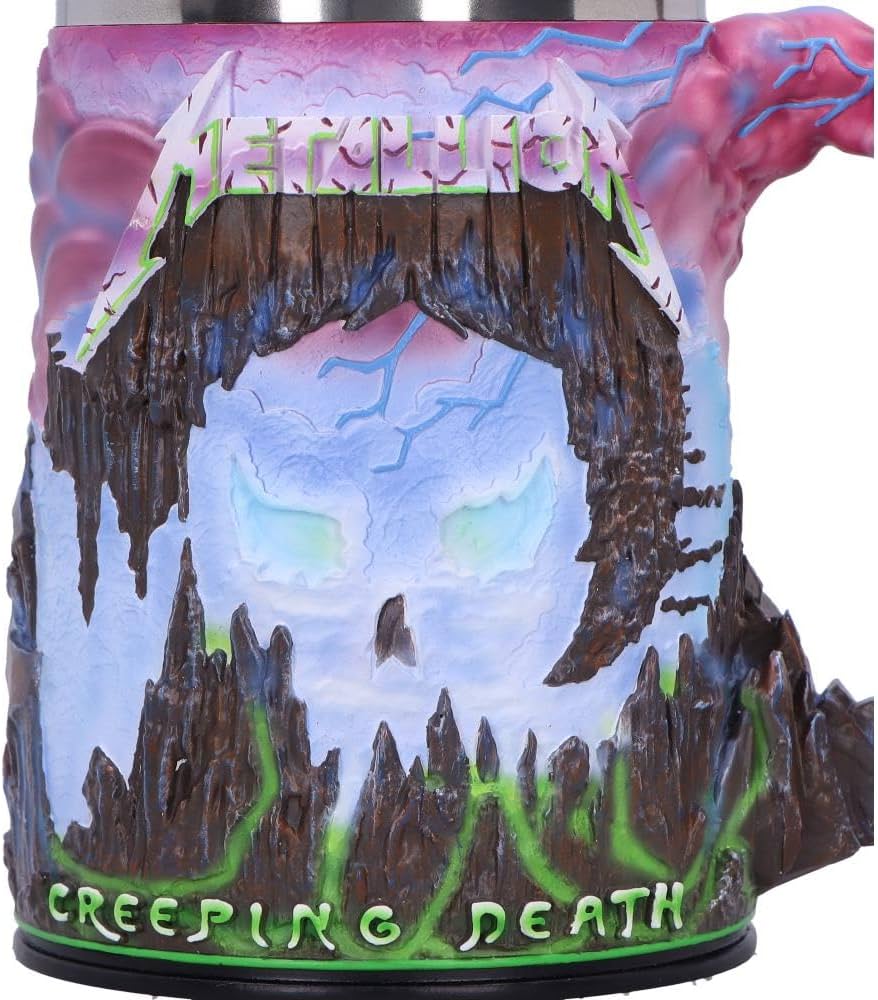 Amazon.com | Nemesis Now Metallica Creeping Death Tankard, Heavy