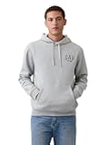 mens Hooded Est. 1969 Logo Pullover