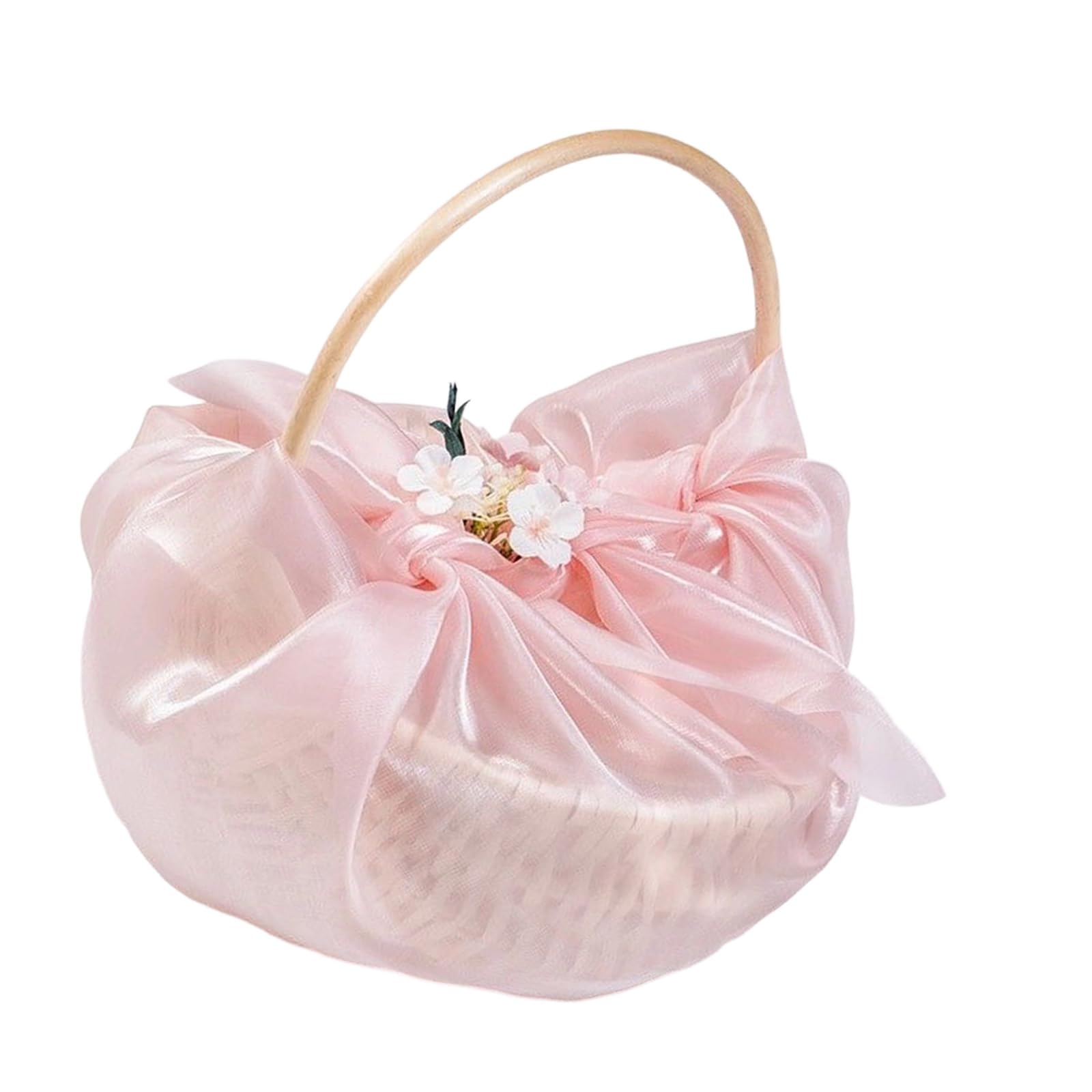 Handheld Gift Basket Treats Box Decorative Gift Holder for Wedding Event and Home Centerpiece Decoration Wedding Party Treats Basket