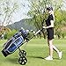 Tangkula Golf Push Cart Foldable 2 Wheels Push Pull Cart Trolley (Large,...