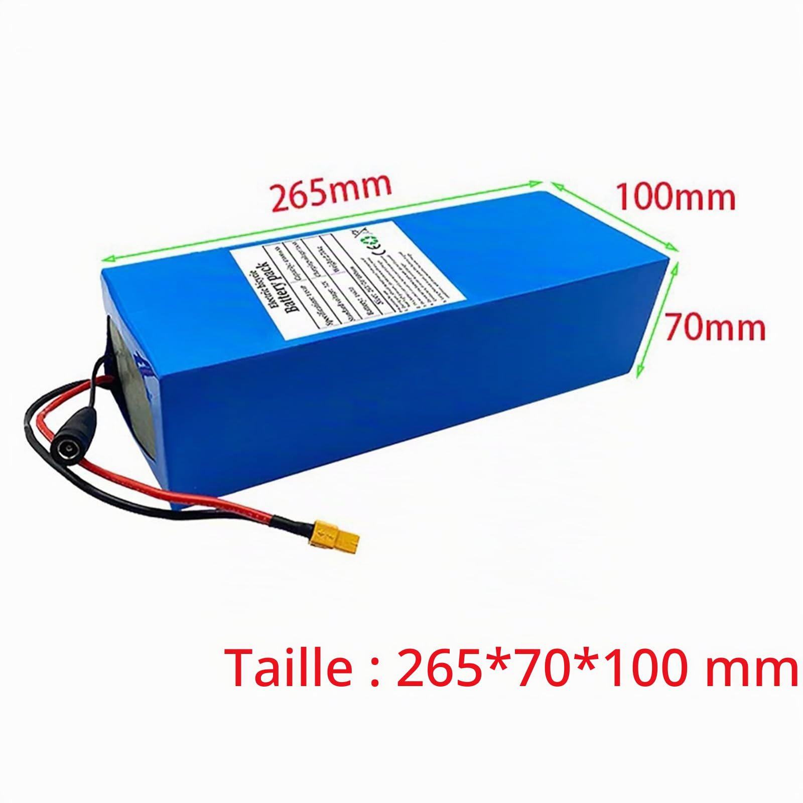 Batterie Lithium 52 V 45 Ah 14S4P Pour Vélos Et Trottinettes Électriques Avec BMS Pour Moteurs 50 W-500 W, Vélos Et Trottinettes Électriques. 52V 45AH,XT60
