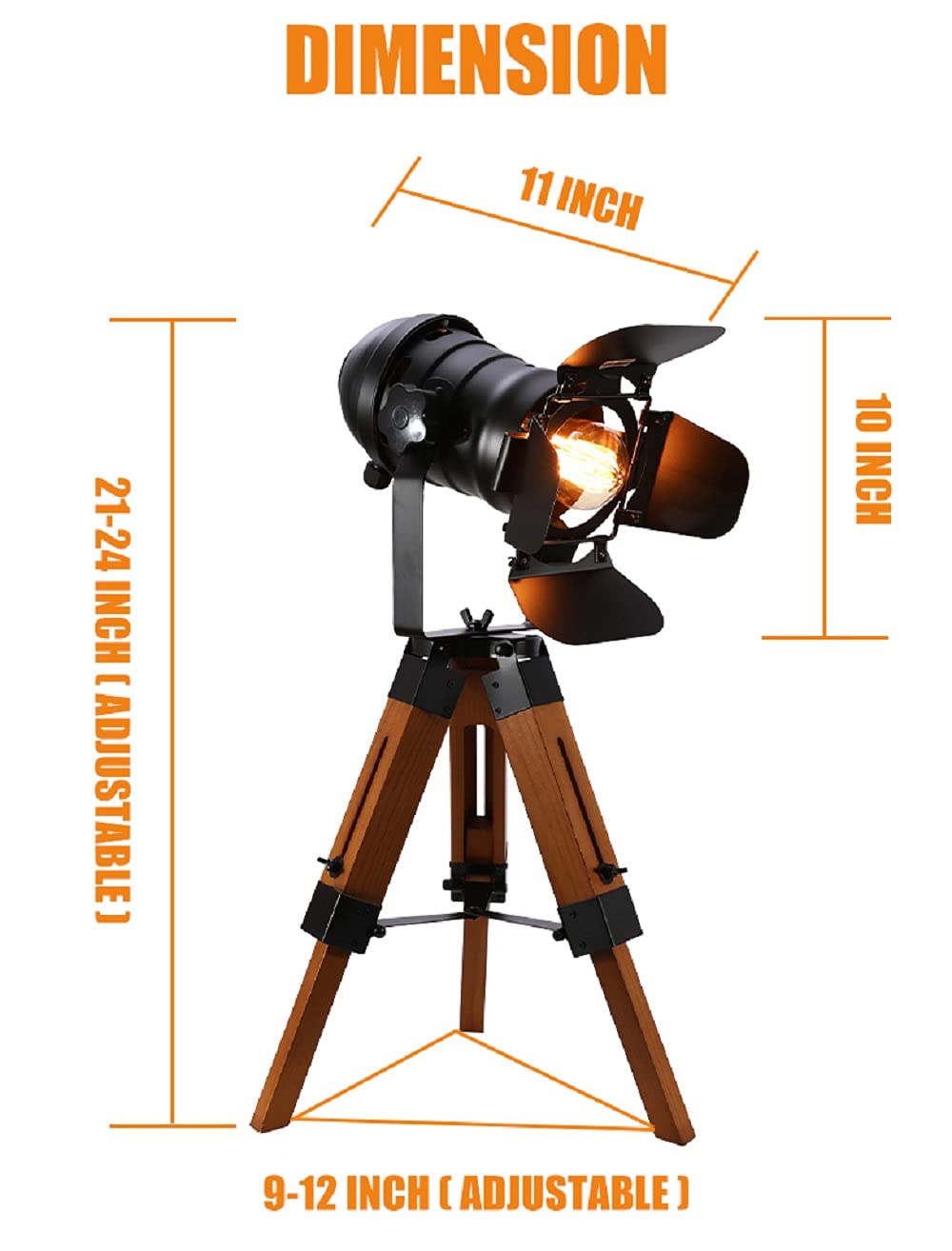 Lampe déco loft vntage avec un apparel photo ancen : Lumnares par