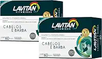 Lavitan Cabelos e Barba com 60 Cápsulas - 2 uni