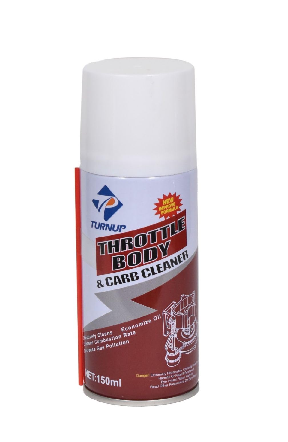 TURN UP Throttle Body and Carb Cleaner 150ml – Powerful Cleaner for Throttle Valves, Carburetors & Intake Systems-image-10
