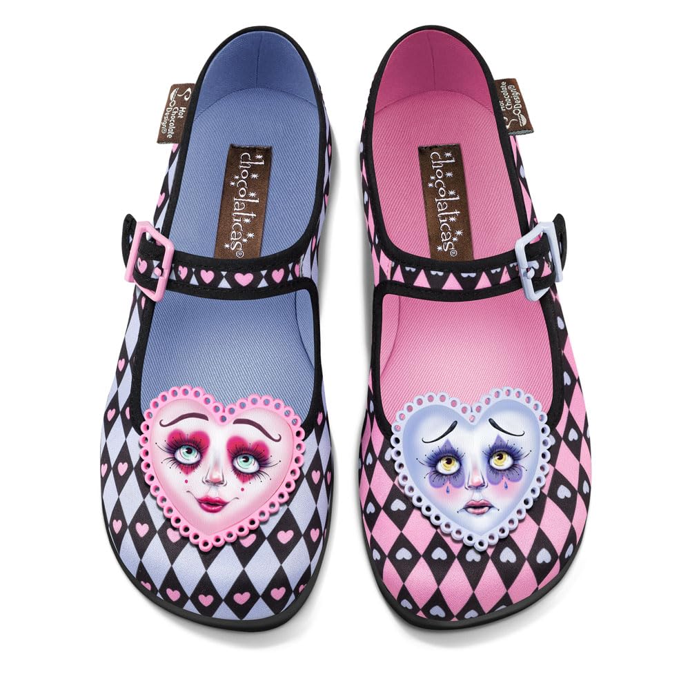 Hot Chocolate Design Chocolaticas Funky Canvas Women's Mary Jane Flat Shoes — view 16