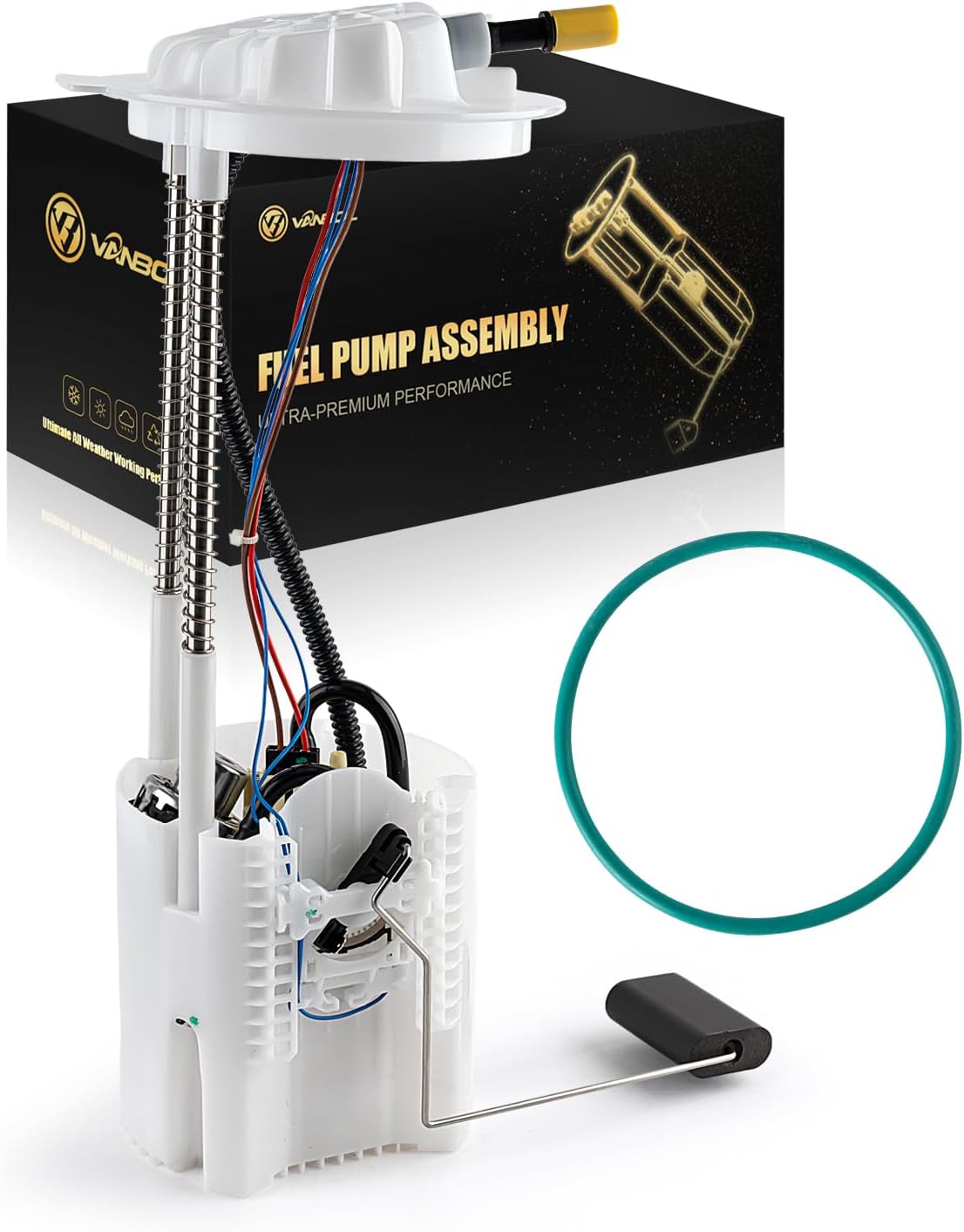 Electric Fuel Pump Module Assembly Compatible with 2009-2017 Dodge Ram 1500 Crew Extended Standard Cab Pickup V6 3.6L 3.7L V8 4.7L 5.7L GAS FLEX Replace E7270M FG1354