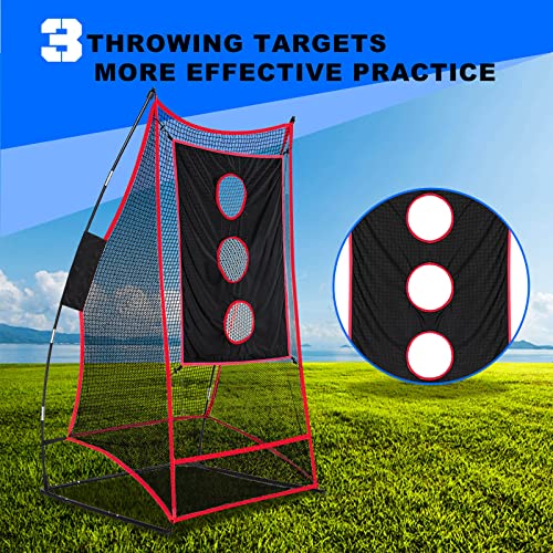 Football Throwing Net,Football Net,Football Target Net,Football Target,Football Training Net,Football Nets For Throwing,Great For Punting, Kicking, Passing Or Snapping,Easy To Assemble,3X6Ft #TOP4