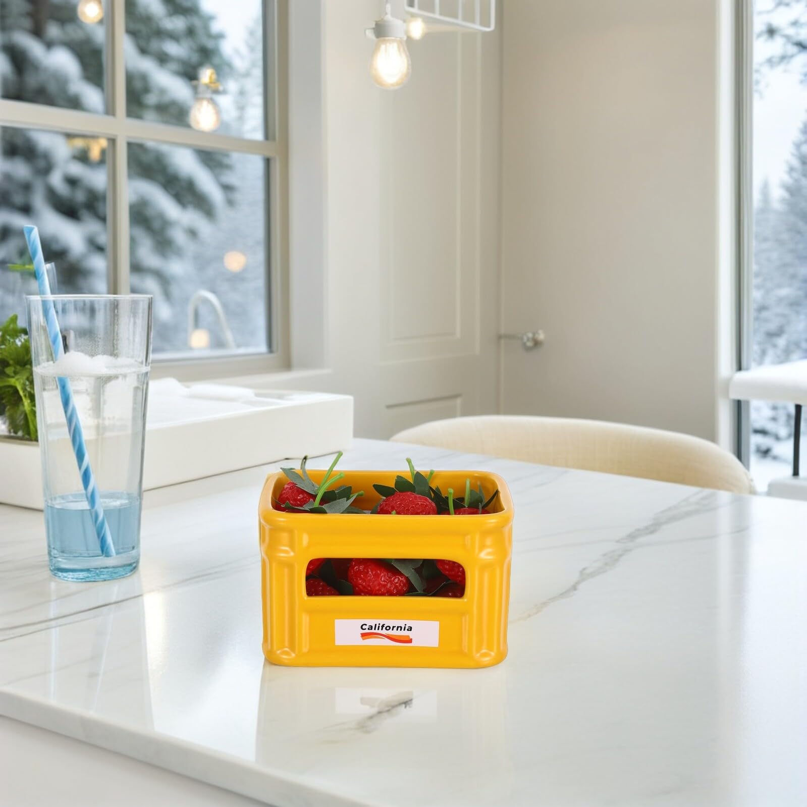 2 Szt. Ceramiczne Talerze Do Przekąsek i Owoców Małe Porcelanowe Półmiski Przystawki Frytki Uniwersalne Talerze Do Serwowania Imprezy i Codzienne Użytkowanie