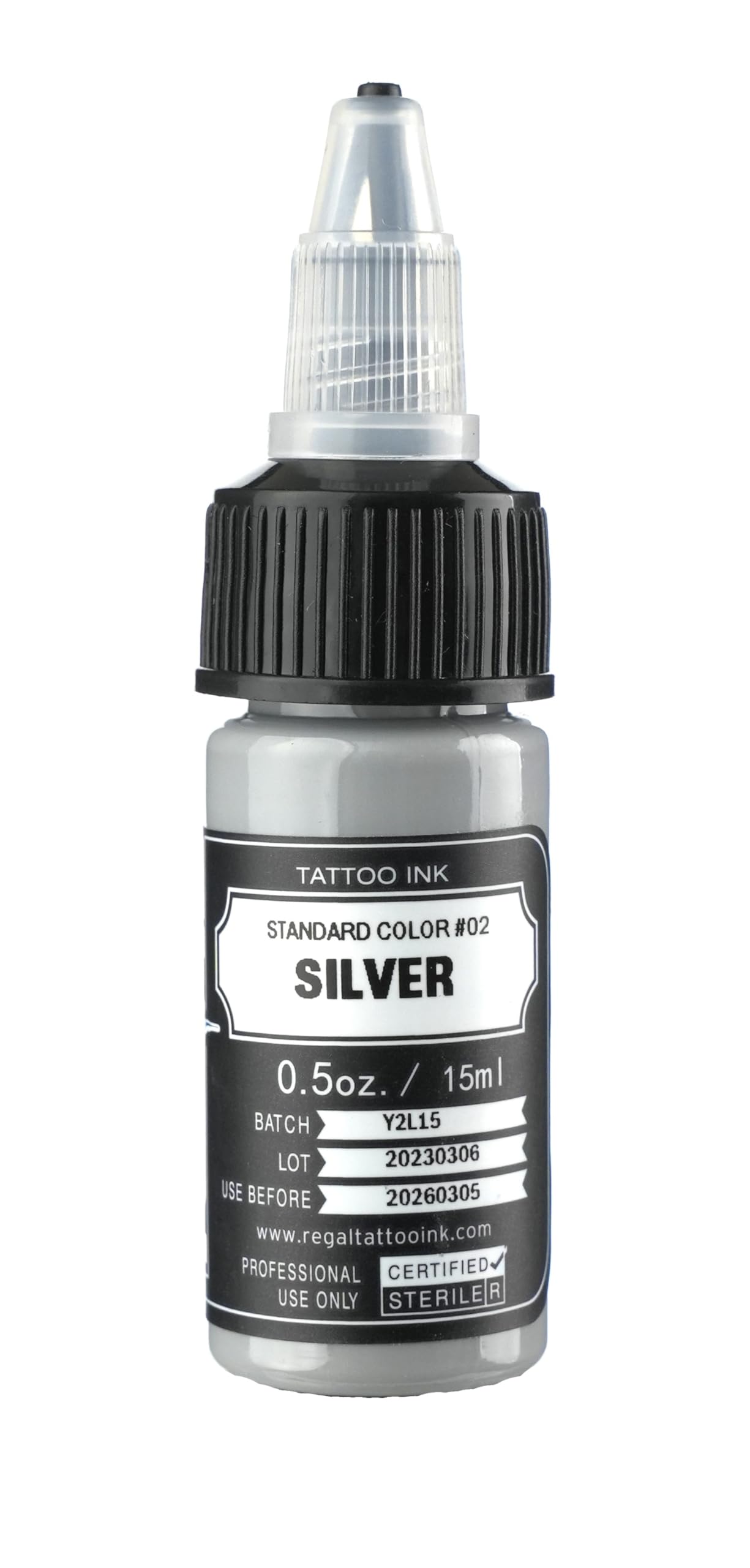 Regal Tattoo Ink (Silver 1/2oz)