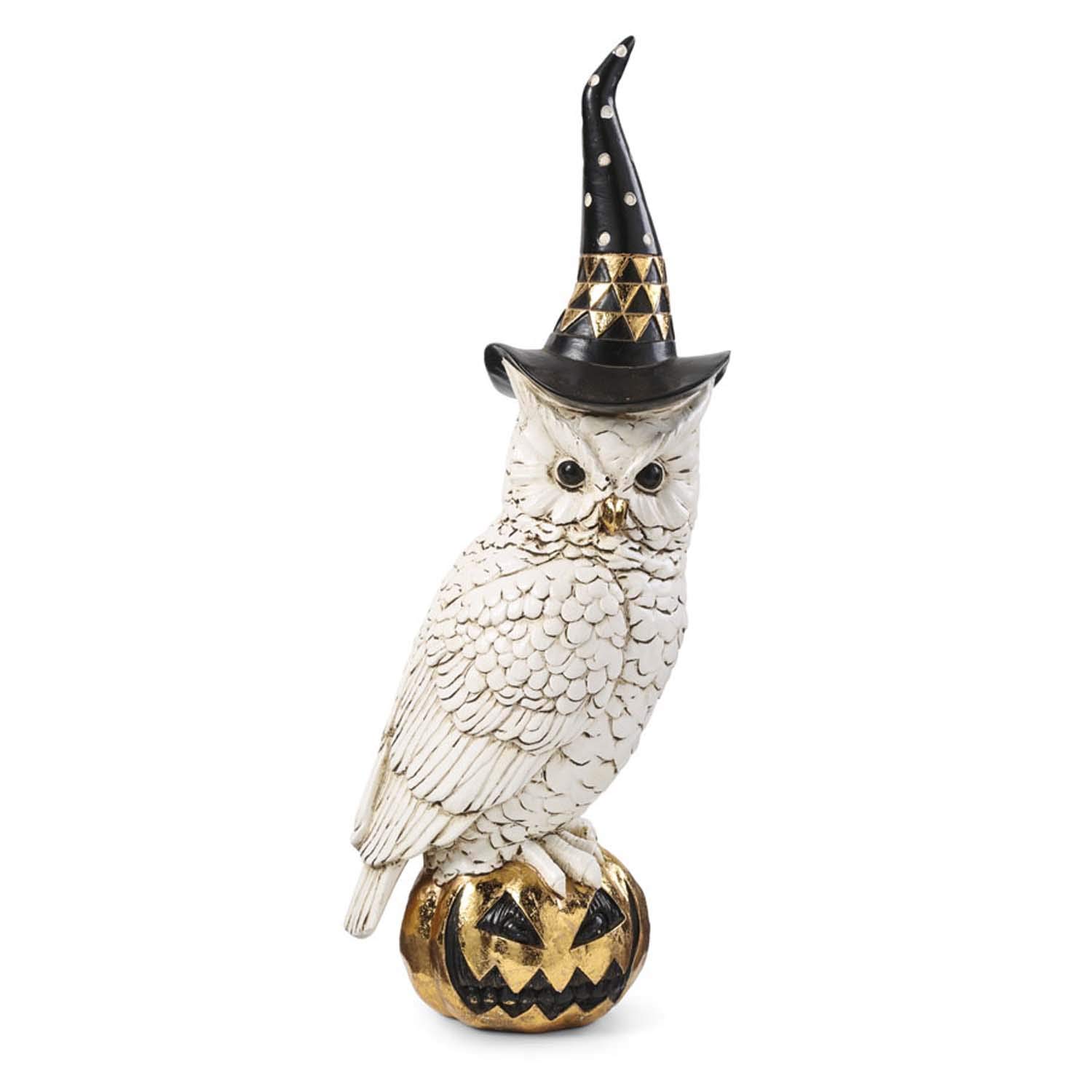 Amazon.com: K&K Interiors 14 Inch White and Gold Owl with Witch Amazon.com: K&K Interiors 14 Inch White and Gold Owl with Witch