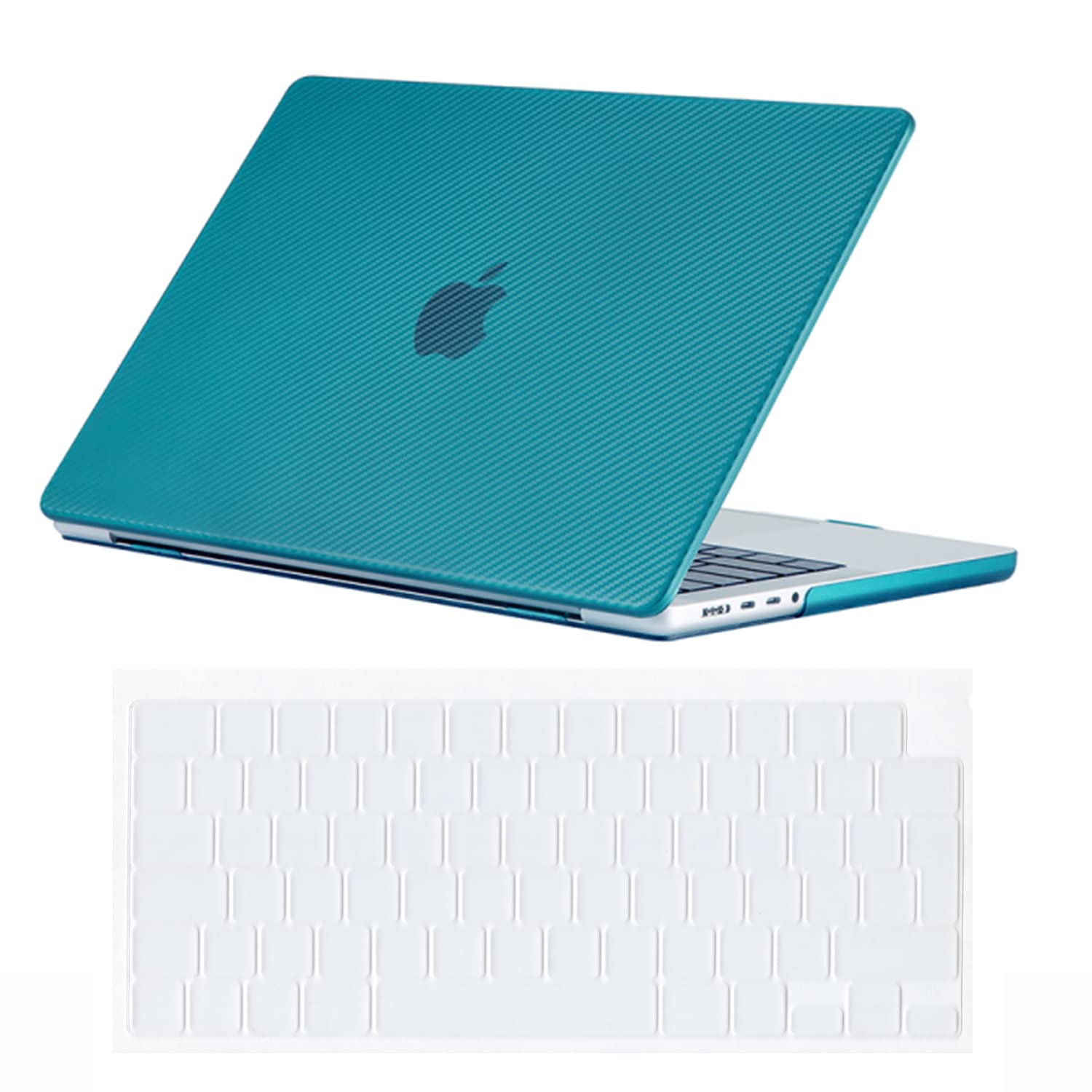 Se7enline Compatible with 2025 2024 2023 2022 2021 MacBook Pro 14 inch Case Hard Shell Laptop Cover for Macbook Pro A2918 A2992 A3112 A3401 A2779 A3434 M5 M4 M3 M2 M1 &TPU Keyboard Skin,Midnight Green — view 157