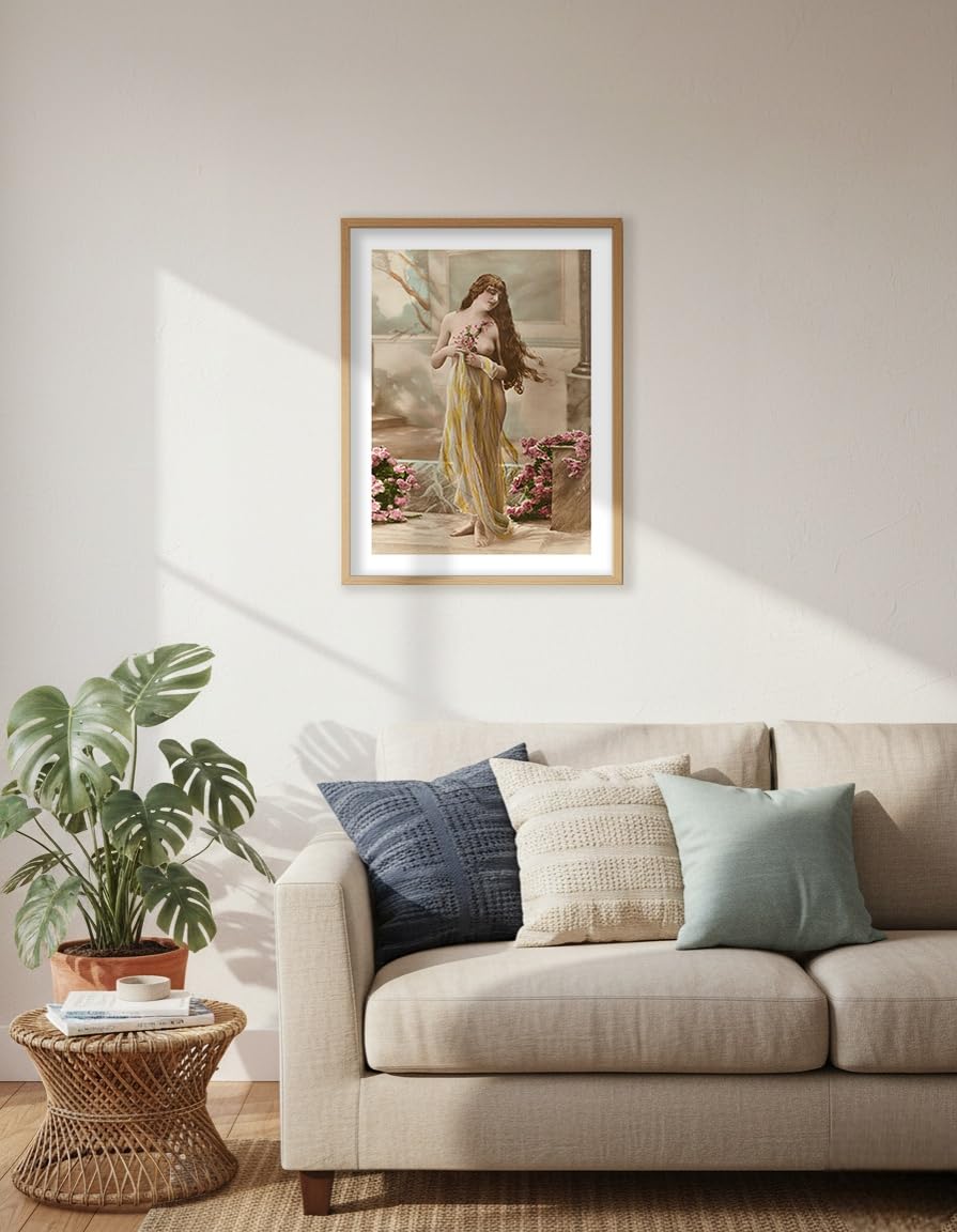 Amazon.com: Woman with Flowers - Female Au Naturel Figure Study
